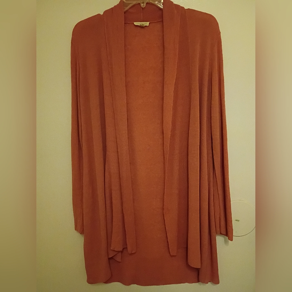 Eileen Fisher Women's Organic Linen Blend Cardigan Sz L